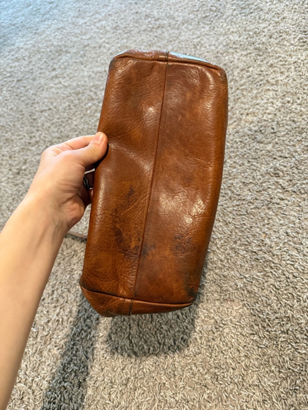 Madewell The Medium Transport Tote Leather Bag English Saddle - Picture 10 of 17